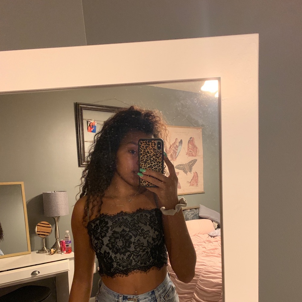 Free People Lace Crop Top